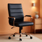 Whitney High Back Swivel Desk Chair Black Rose Gold