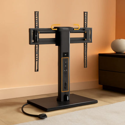 Universal Swivel TV Stand With Power Outlet Tilting