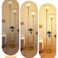 Dimmable Contemporary Gold Flower Floor Lamp 63Inch