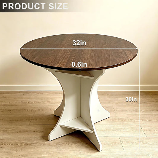 32 Inch Circular Dining Table Pedestal Construction