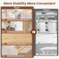 Foldable Dining Table Forty Seven Inch Wheels Durable