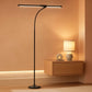 Led Desk Lamp Black Adjustable Gooseneck Dual Head Clip Lamp