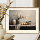 Framed Kitchen Wall Art 12x16 Charcoal Gray Botanicals