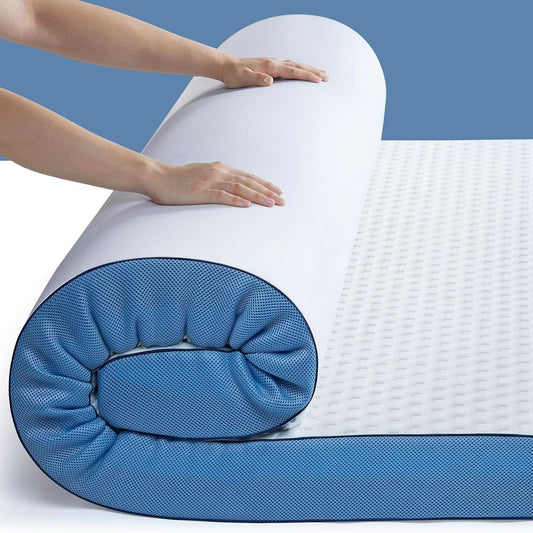 Cooling Gel Memory Foam Mattress Topper For Ultimate Comfort-0