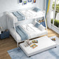 Twin Over Full Bunk Bed Heavy-Duty Metal Alloy Frame