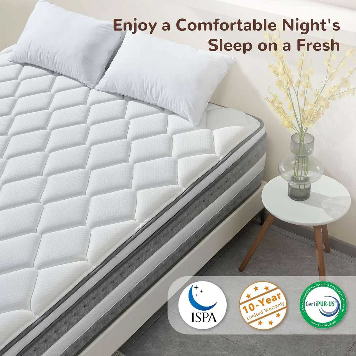 King Size Orthopaedics Hybrid Memory Foam Mattress-2
