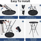 Black Twenty EightIn High Top Foldable Removable Locking Legs Cocktail Table