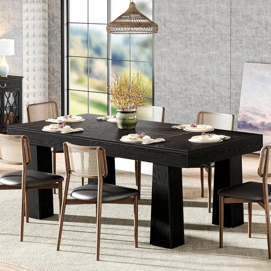 Tribesigns 63 Inch Spacious Rectangular Dining Table