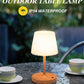 Cordless Rechargeable Outdoor Shower Lamp IP54 Waterproof