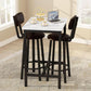 White 24Inch Square Dining Table Set Space Savvy Design
