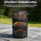 Twenty Inch Charcoal Smoker Grill With Thermometer