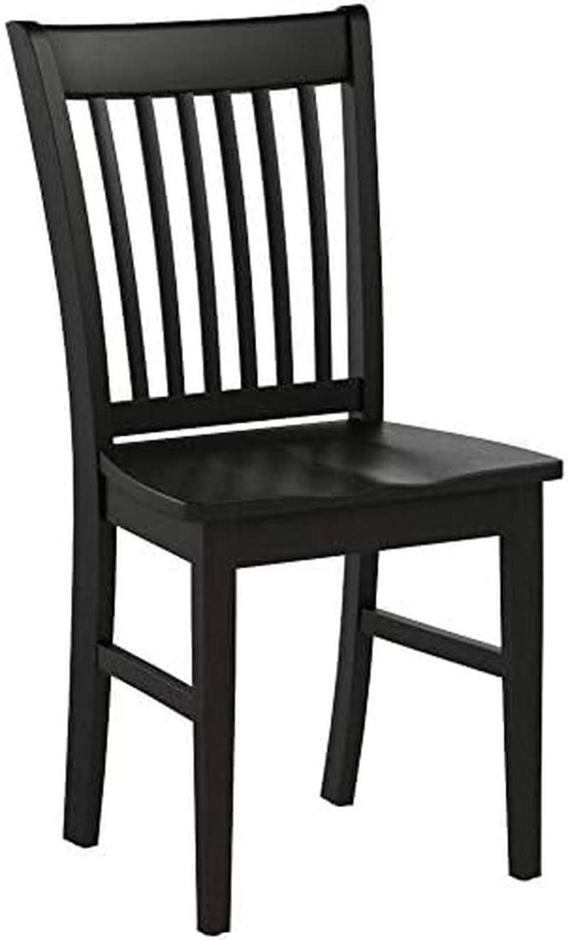 Norfol ElevenInch Matte Black Premium Solid Wood Dining Chairs
