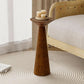 Walnut Round Martini End Table 22 Inch Tall Timber Classic