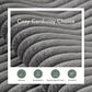 Gray 113 Inch Modular Upholstered Sectional Sofa Sleeper