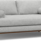 Morrison 72 Inch Mid Century Modern Sofa Set Mist Grey