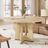 47 Round Dining Table Pedestal Traditional Farmhouse