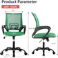 Ergonomic Green Office Chair With Adjustable Lumbar Support