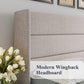 Full Size Hydraulic Lift Storage Wingback Platform Bed