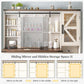 Celestial White Makeup Vanity Desk With Illumination