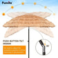 Large Outdoor Protective Thatch Tiki Umbrella Tilt