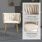 Velvet Dining Chairs With Gold Metal Legs Tufted Modern Wingback Set Of 4