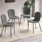 Grey Mid Century Upholstered Dining Chairs Collection