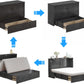 Queen Murphy Cabinet Bed Premium Mattress Included-2