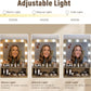 Brown Vanity Table With Illumination Mirror Lights