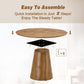 Luxurious Round Space Saving Dining Table Set For Four