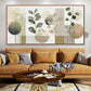 Elegant Emerald Green Bohemian Wall Art 29x58Inches
