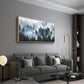 Artisan Framed Forest Fog Canvas ExtraLarge Wall Art 24x48