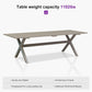 Patio Dining Set For 10 All-Weather Wicker Aluminum Table