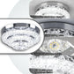 11.8 Inch Crystal Chandelier Ceiling Light 6500K LED-4