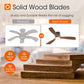 52-Inch Contemporary Flush Mount Ceiling Fan