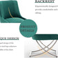 Midnight Emerald Green Tufted Dining Chairs Collection