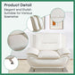 Leather Sofa Set 3 Piece White For Living Room Furniture