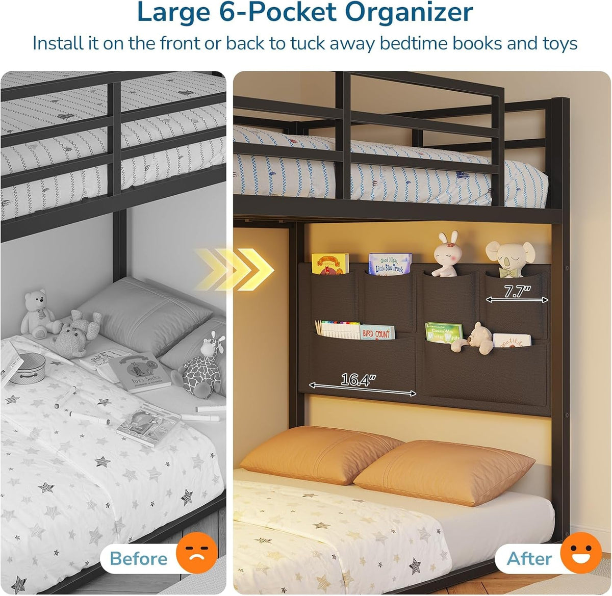 Twin Bunk Bed With Integrated Full Length Storage Drawers Black
