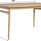 Mid-Century Solid English Ash Dining Table 59-Inch