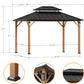 10x12 Weatherproof Hardtop Gazebo With Galvanized Roof