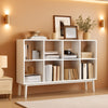 Cloud White Eight Compartment Modular Bookcase System