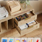 Three Drawer Locking File Cabinet Woodgrain Finish