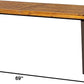 Acacia Wood Dining Table For 6 With Iron Legs IndoorOutdoor