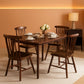 Walnut Bamboo Rectangular Modern Minimalist Dining Table