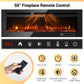 80 Inch Black Modern Fire place TV Entertainment Center
