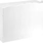 Wooden Toy Box Chest White 30x18x19 StorageSolution