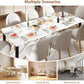 Premium Grade 79 Inch Dining Table Iron Legs Marble Top-4