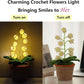 Cordless White Lily Of Valley Night light Desk Table Lamp-3