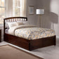 Richmond Walnut Fullsize Platform Bed With Trundle