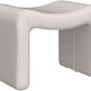 Large White Ottoman Footstool Multifunctional Living Room