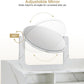 White Dressing Table Vanity Desk Adjustable Mirror